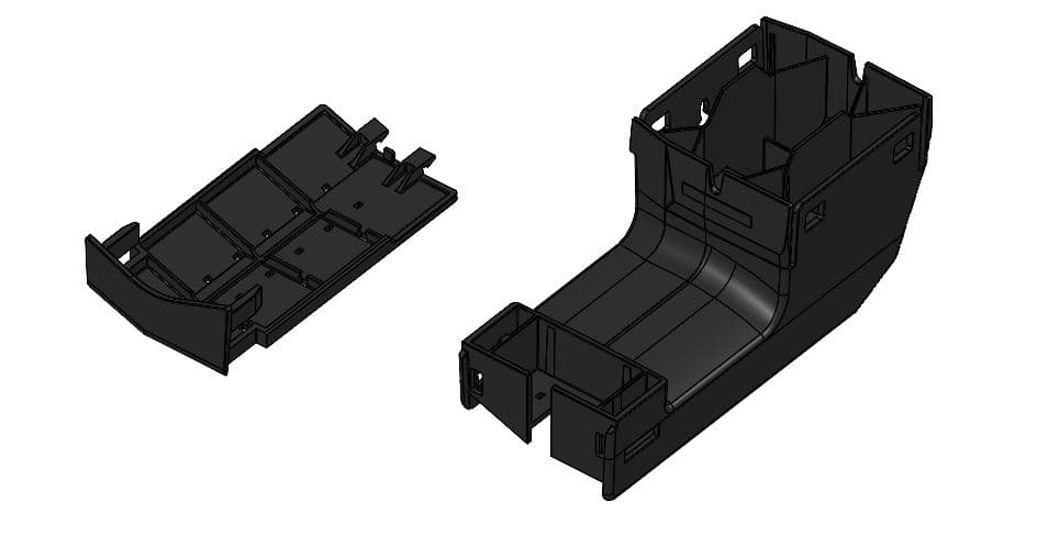 Leuchtenanbindung links